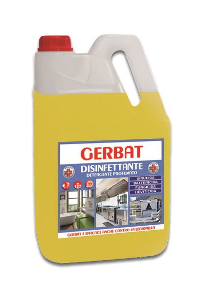 GERBAT DISINFETTANTE DETERGENTE PROFUMATO  - CAN 5 LT